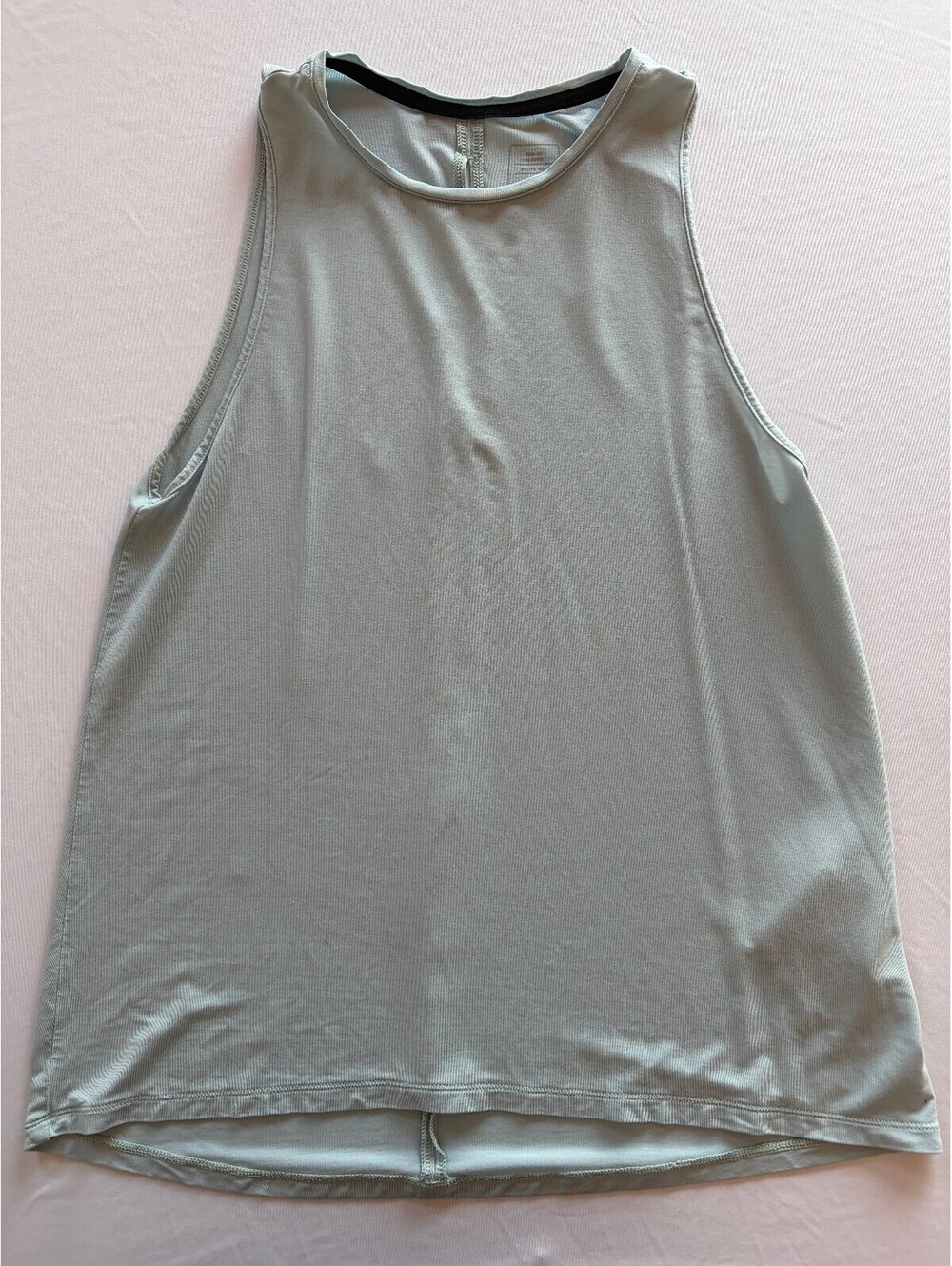 On Running Women’s Medium Performance-T Tank Top Light Blue Open Back